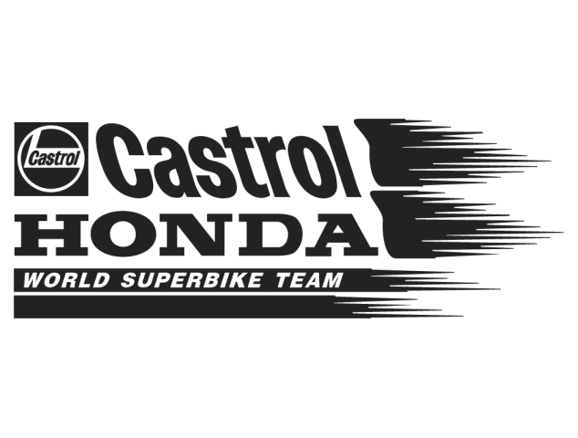 Stickers HONDA_CASTROL_GAUCHE - Stickers Honda