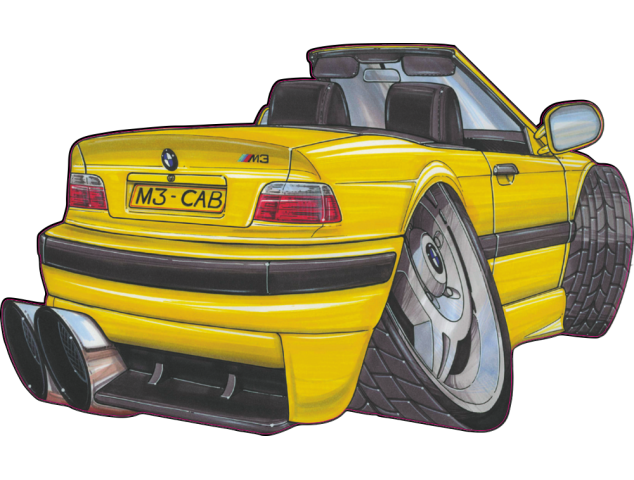 Autocollant 393-M3 Cab - BMW