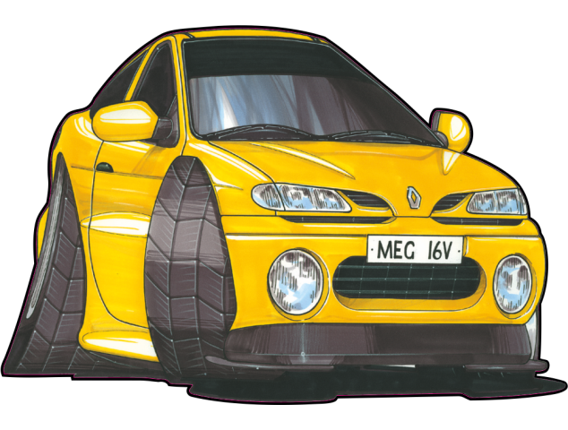 Autocollant 492-Renault Megane Coupe - Renault