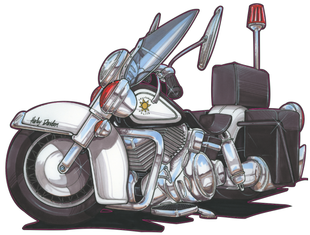 Autocollant 497-harley - Harley