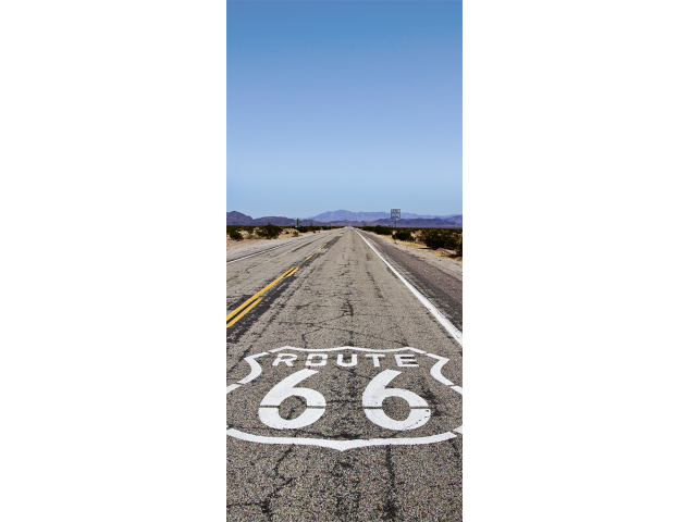 Sticker Porte Route 66 - Stickers Porte