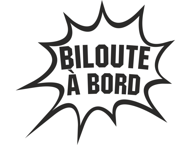 Sticker Humour Biloute - Humours