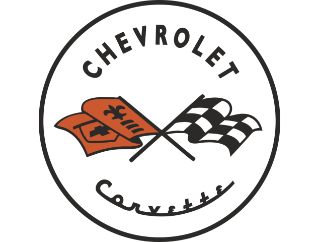 Autocollant Chevrolet Corvette - Auto Chevrolet