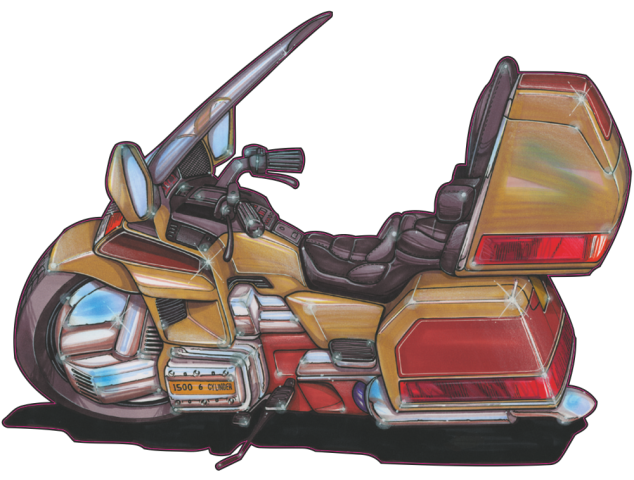 Autocollant 600-Honda-Goldwing - Honda