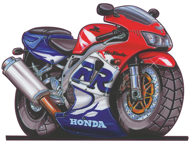 Autocollant 610-Honda-Fireblade - Honda