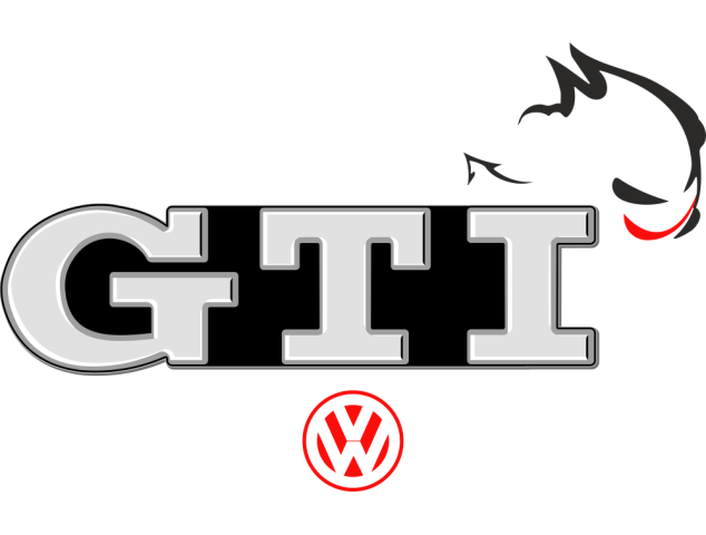 Autocollant Volkswagen Gti - Auto Volkswagen