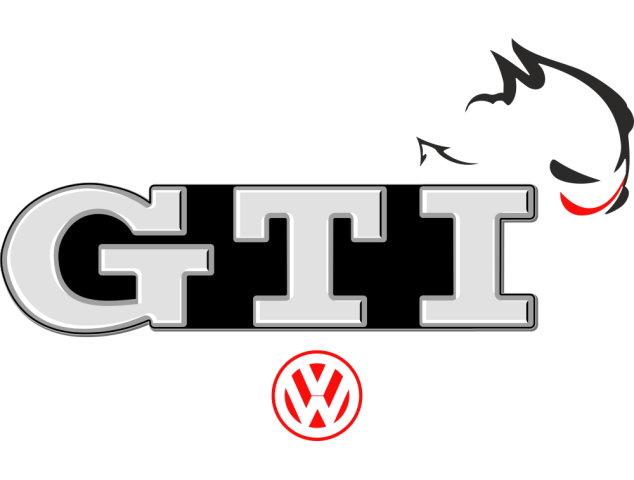 Autocollant Volkswagen Gti - Auto Volkswagen