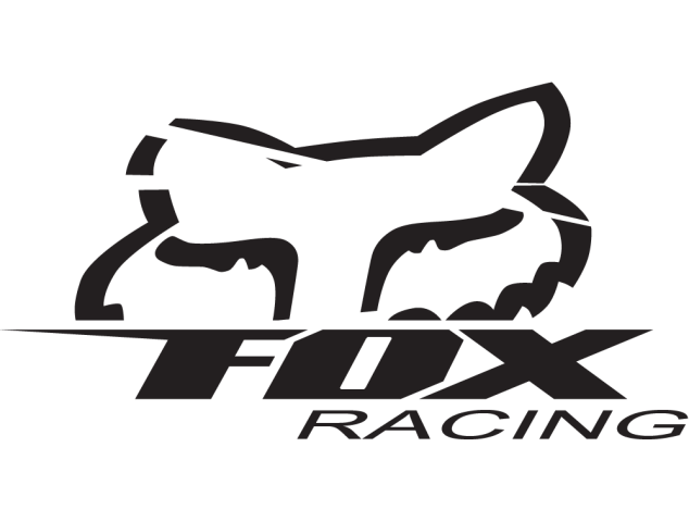 Stickers Fox - Logo Moto Cyclo