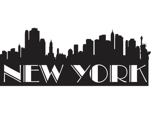 Sticker New york - Monuments