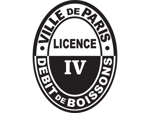 Sticker Licence IV -Débit Boissons 4 - Stickers Divers