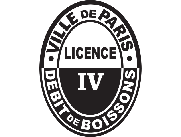 Sticker Licence IV -Débit Boissons 4 - Stickers Divers