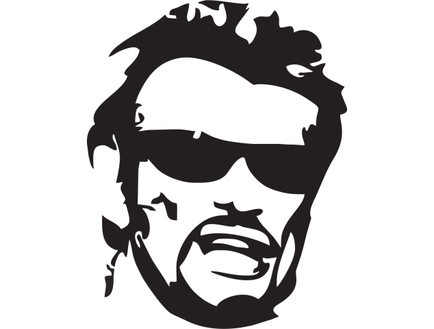 Sticker Johnny Hallyday - Personnages