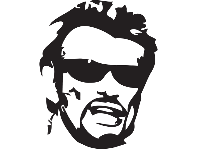 Sticker Johnny Hallyday - Personnages