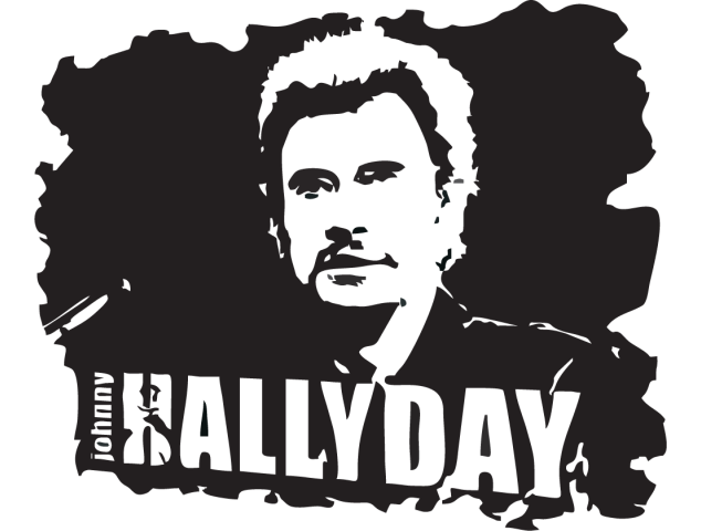 Sticker Johnny Hallyday 1 - Personnages