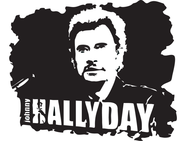 Sticker Johnny Hallyday 1 - Personnages