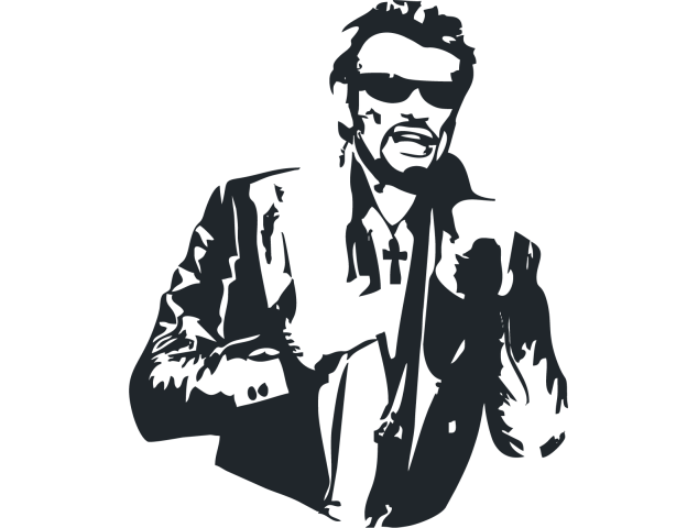 Sticker Johnny Hallyday 2 - Personnages