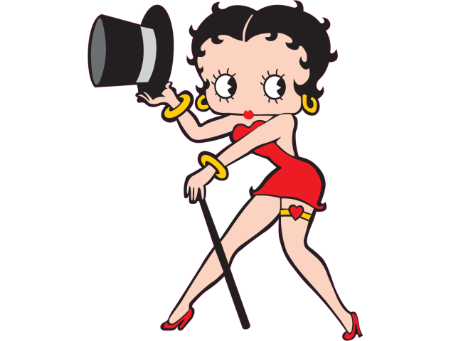 Autocollant Betty Boop - Autocollants