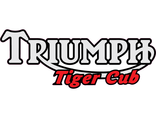 Autocollant Triumph Tiger Cub - Moto Triumph