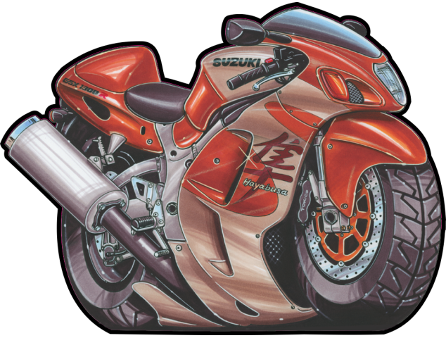 Suzuki hayabusa - Caricatures Tuning