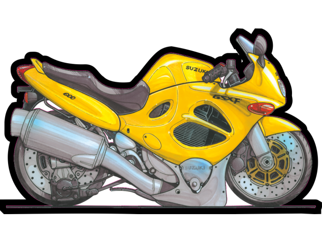 Suzuki GSXF_600 - Caricatures Tuning