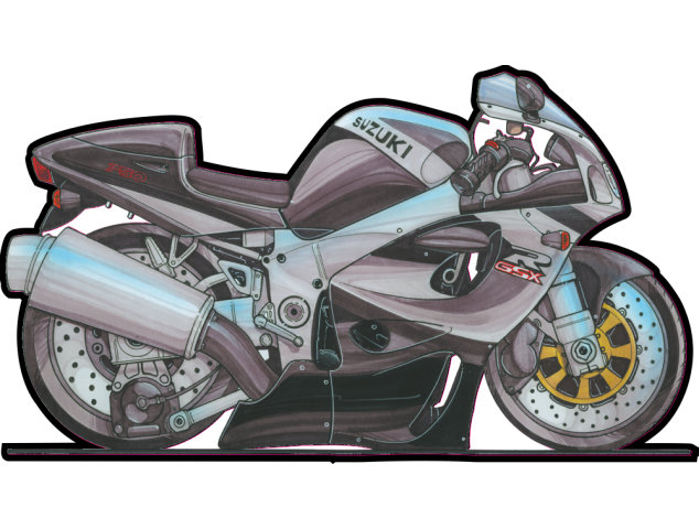 Suzuki GSXR_750 - Caricatures Tuning