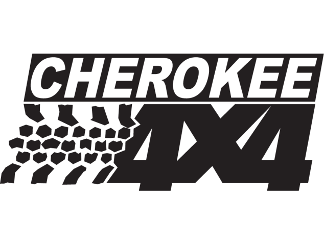 Logo 4x4 Cherokee - Déco 4x4