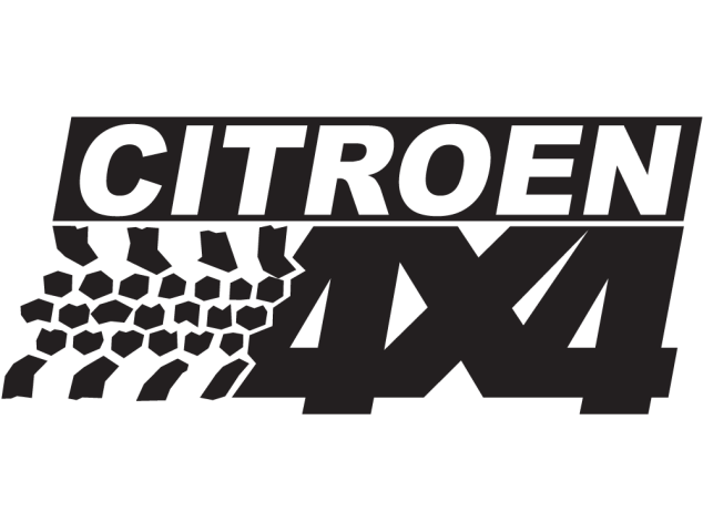 Logo 4x4 Citroen - Déco 4x4