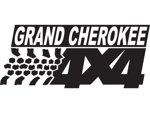 Logo 4x4 Grand Cherokee - Déco 4x4