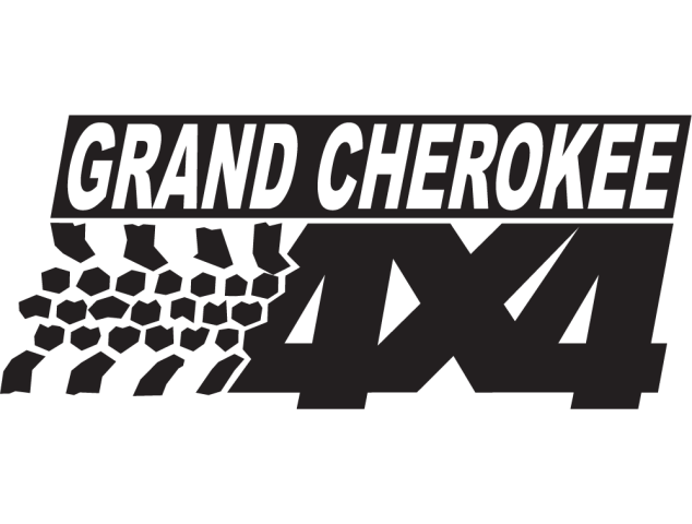 Logo 4x4 Grand Cherokee - Déco 4x4