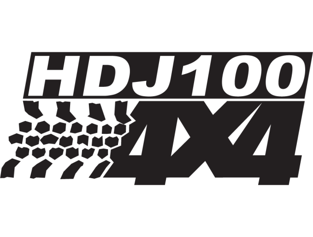 Logo 4x4 Hdj100 - Déco 4x4