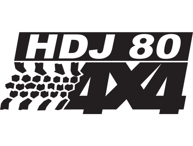 Logo 4x4 Hdj80 - Déco 4x4