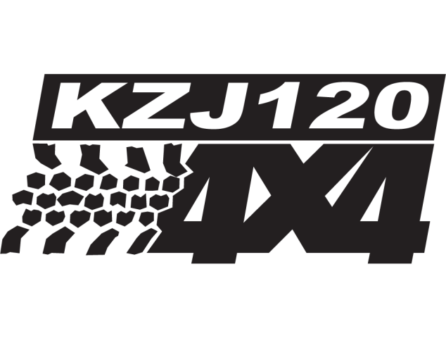 Logo 4x4 Kzj120 - Déco 4x4