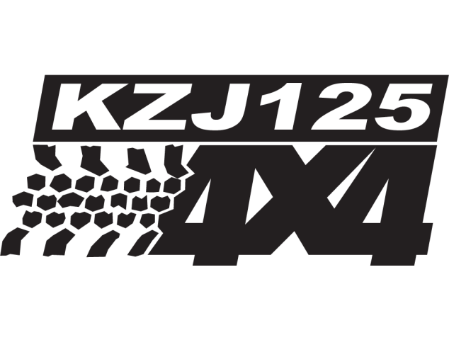 Logo 4x4 Kzj125 - Déco 4x4