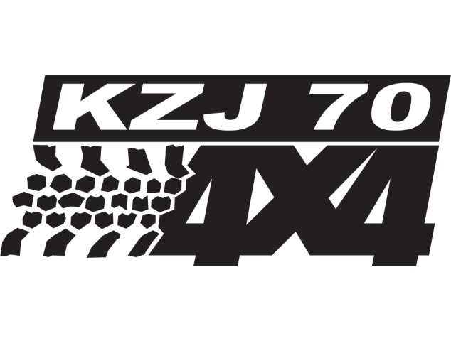 Logo 4x4 Kzj70 - Déco 4x4