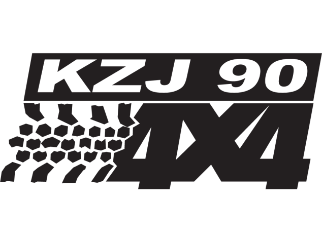 Logo 4x4 Kzj90 - Déco 4x4