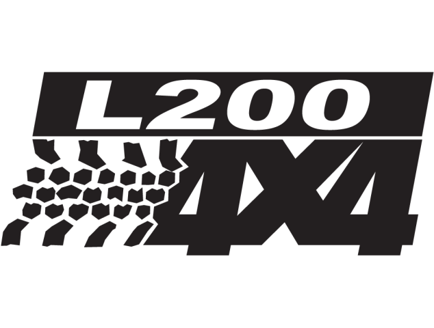 Logo 4x4 L200 - Déco 4x4