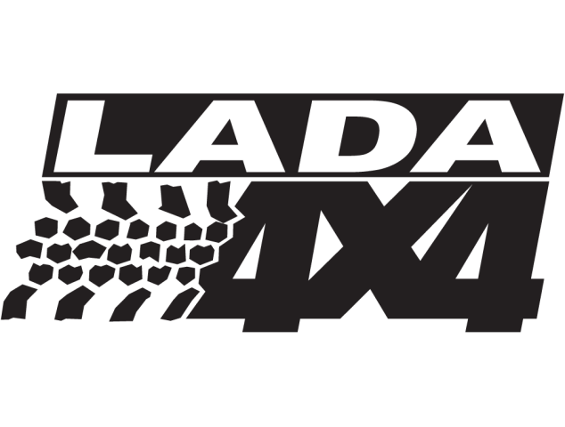 Logo 4x4 Lada - Déco 4x4