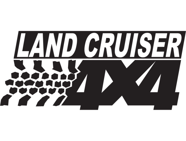 Logo 4x4 Land Cruiser - Déco 4x4