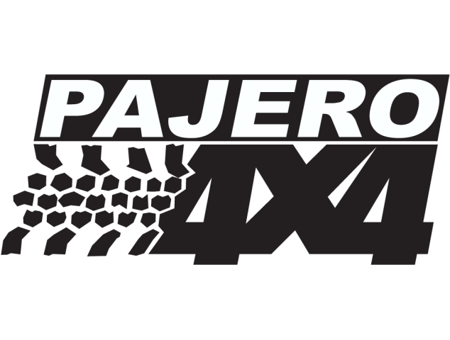 Logo 4x4 Pajero - Déco 4x4