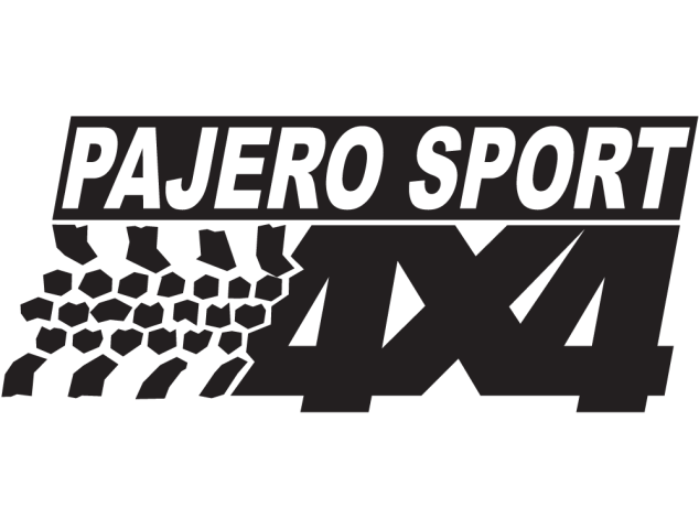 Logo 4x4 Pajero Sport - Déco 4x4