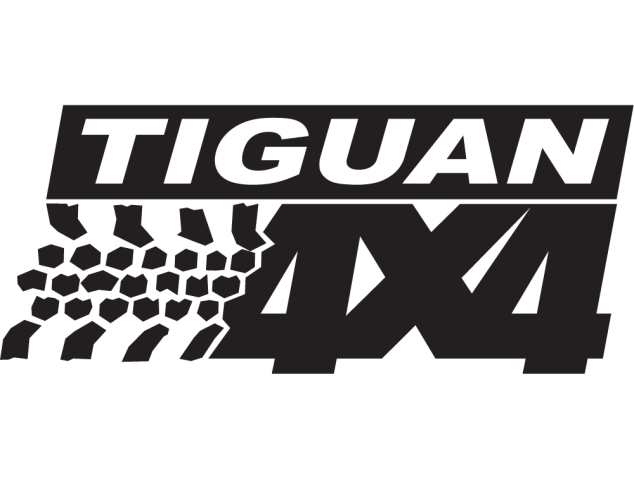 Logo 4x4 Tiguan - Déco 4x4