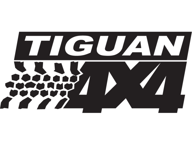 Logo 4x4 Tiguan - Déco 4x4