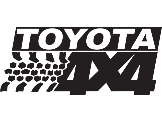 Logo 4x4 Toyota - Déco 4x4