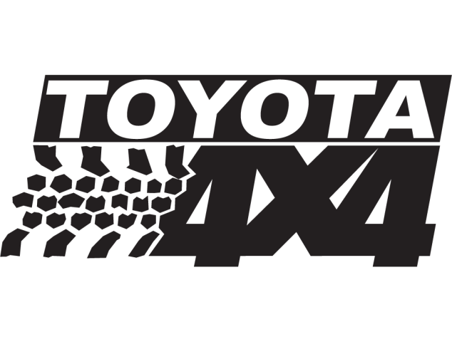 Logo 4x4 Toyota - Déco 4x4