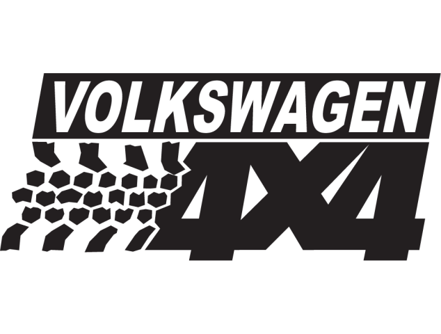Logo 4x4 Volkswagen - Déco 4x4