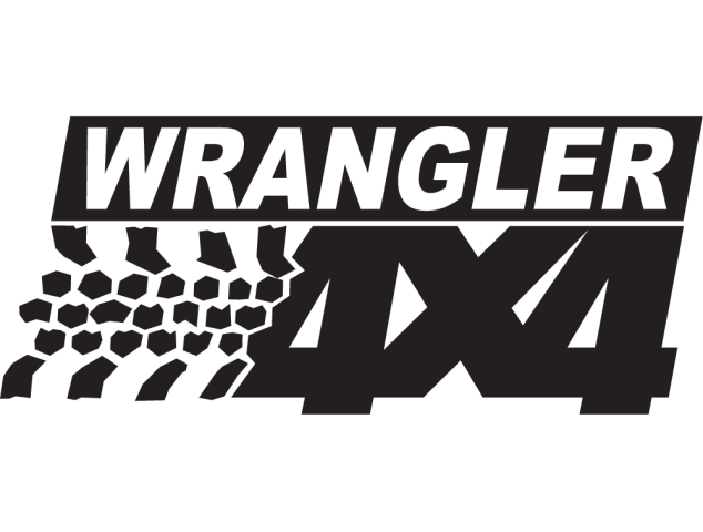 Logo 4x4 Wrangler - Déco 4x4