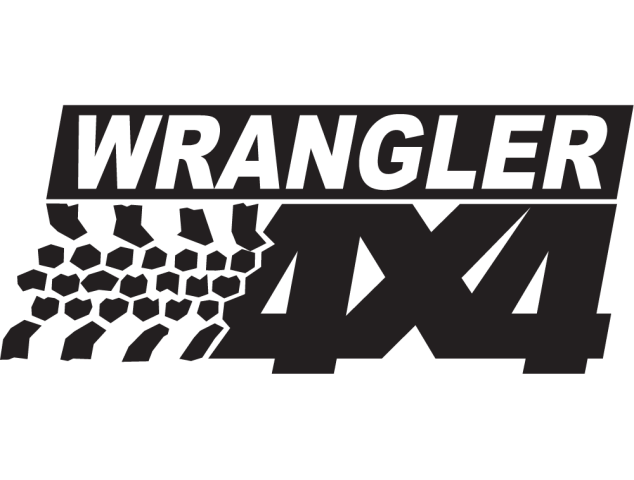 Logo 4x4 Wrangler - Déco 4x4