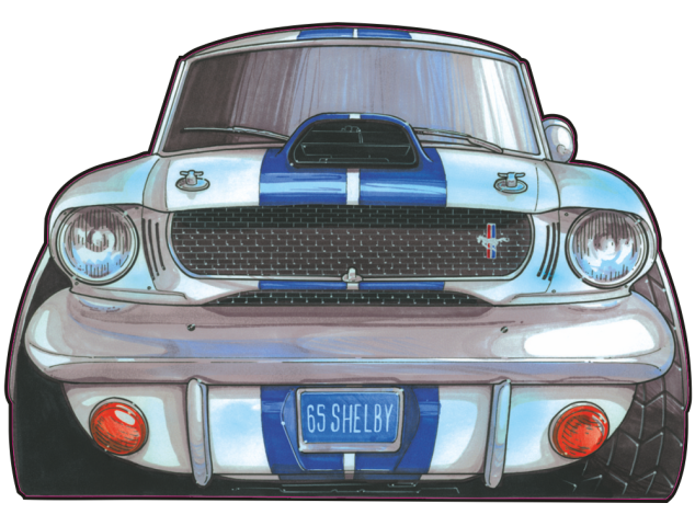 Stickers 760-Ford-Mustang - Ford