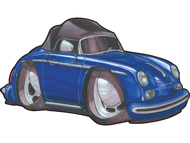 Autocollant 767-Porsche-356 - Porsche