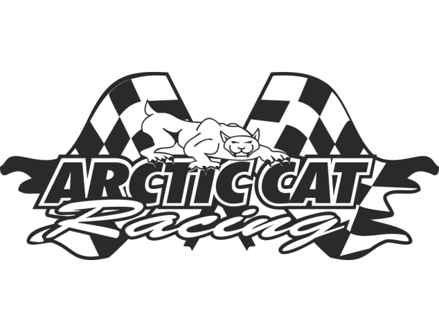 Sticker Arctic Cat Racing - Quad